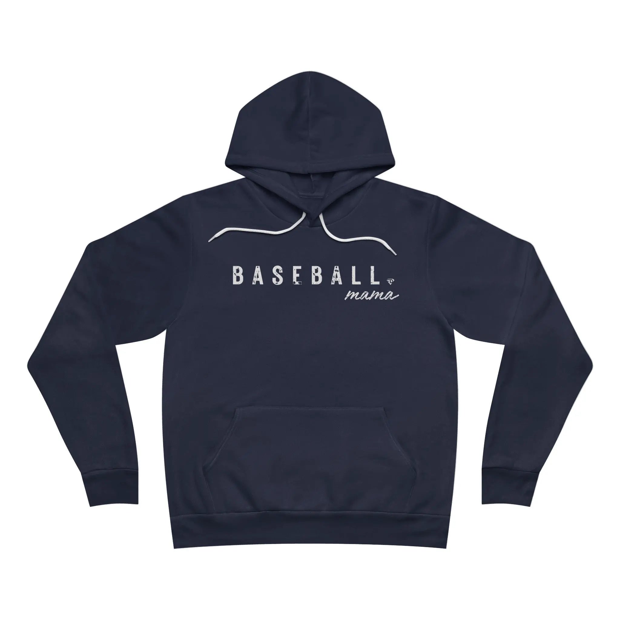 D1 Baseball Mama Cozy Fleece Hoodie Printify