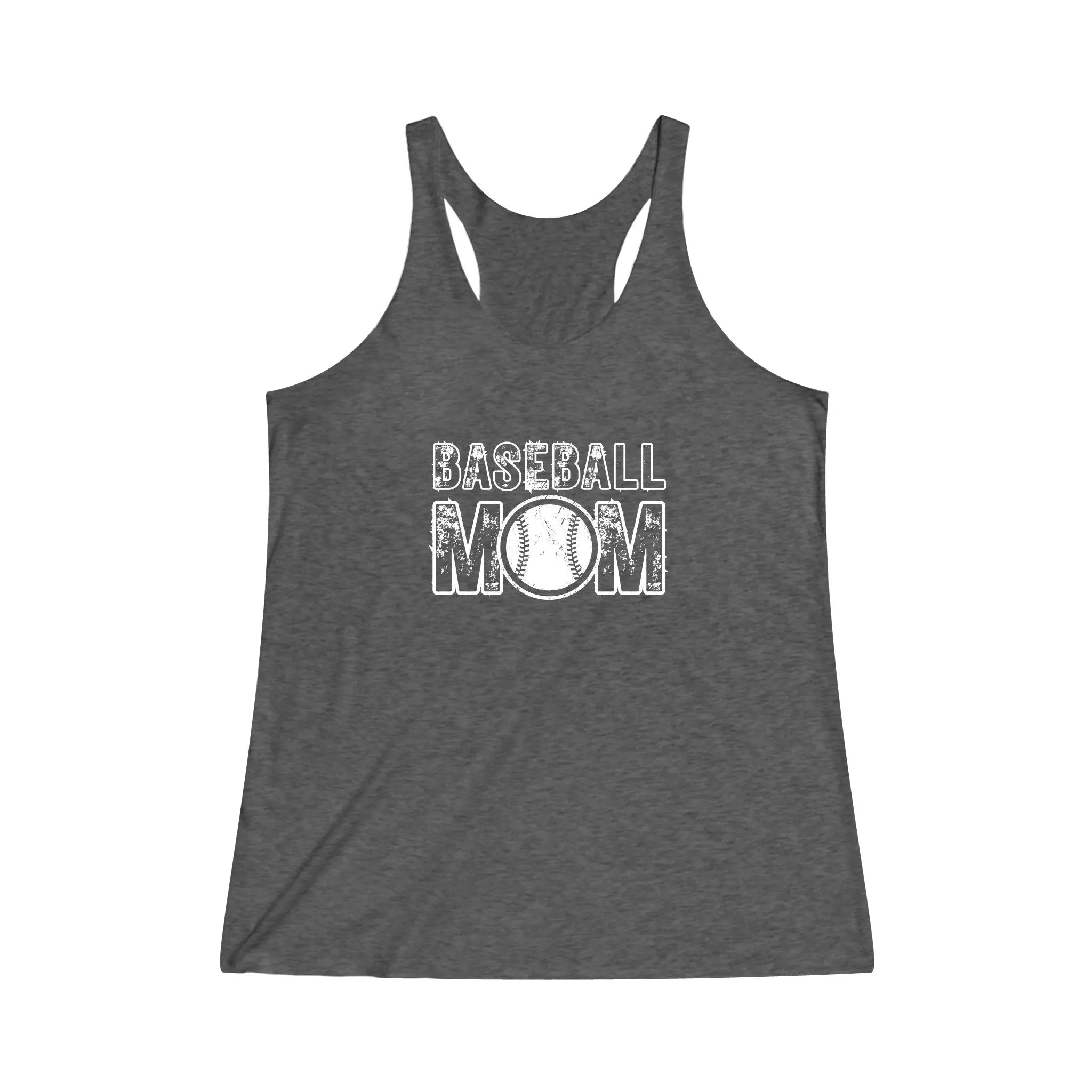 Baseball Mom Tri Blend Tank Printify