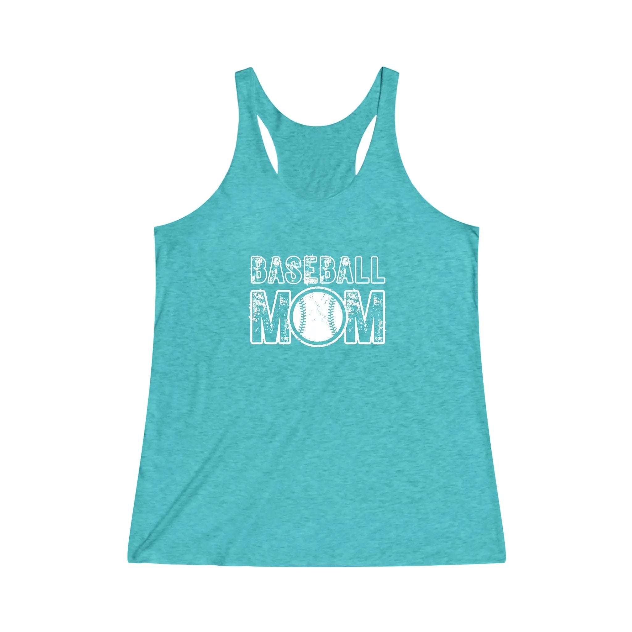 Baseball Mom Tri Blend Tank Printify