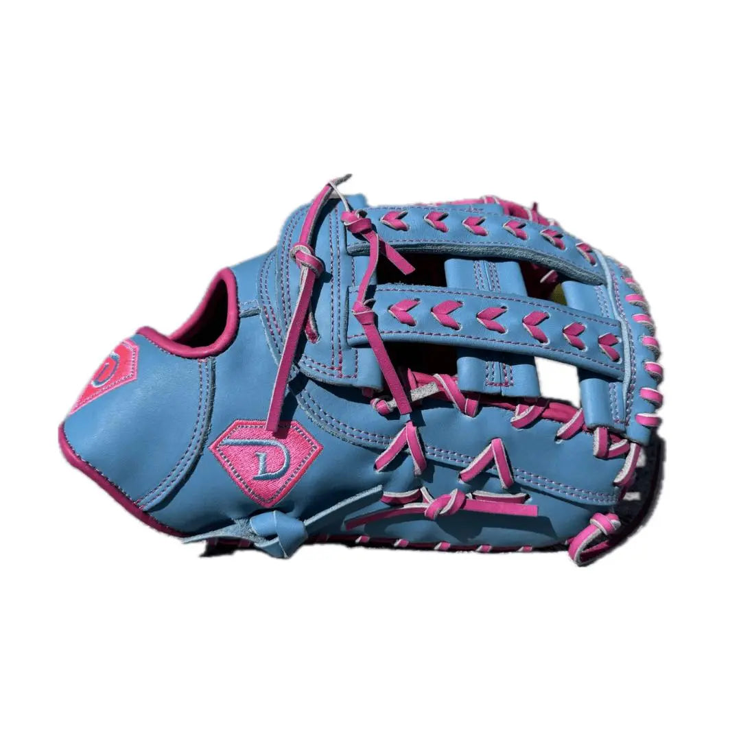 D1 First Base Mitt Cotton Candy Icing Drip D1 Athletics